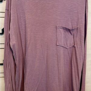 Talulah women’s mauve long sleeve shirt